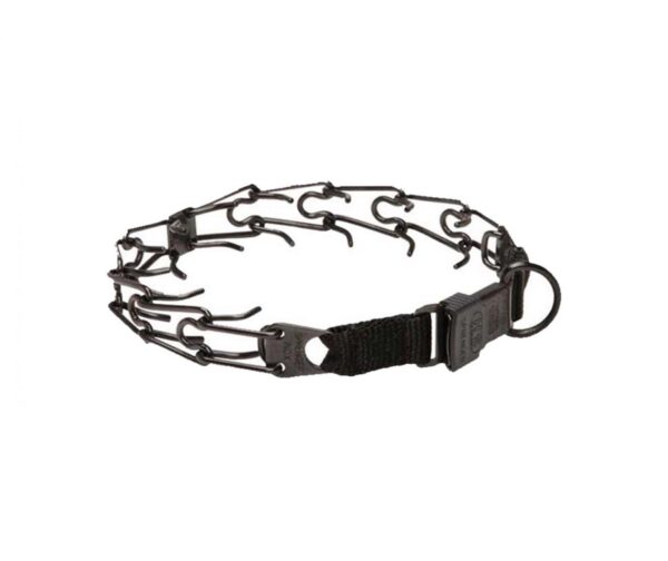 HS SS Black Prong Collar